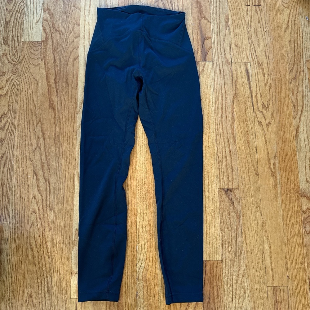 Lululemon black instill high rise 25” leggings